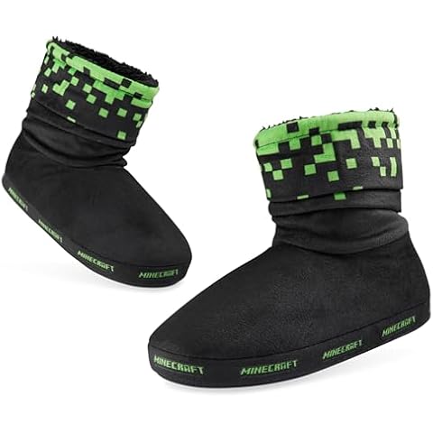 Minecraft Slipper Boots for Boys and Teens Cover
