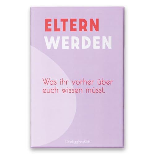 OneEggTwoKids Eltern Werden – Gesprächskarten für Paare | 120 Fragen zur Vorbereitung auf euer Baby | Geschenk zur Schwangerschaft & Kinderwunsch