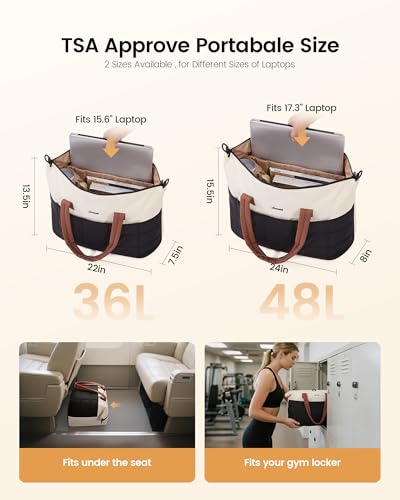 LOVEVOOK Puffer Laptop Tote