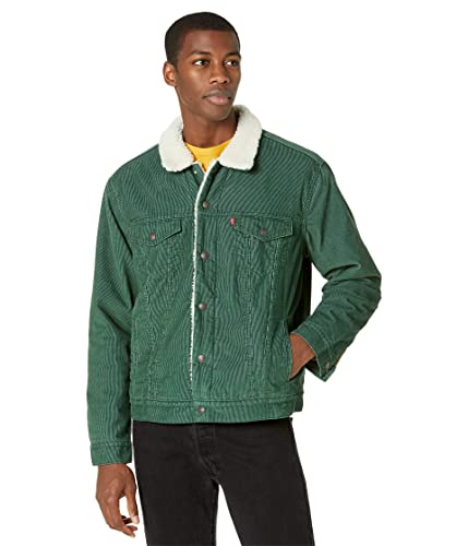 Image of Levi's Men's Sherpa Cotton Blend Standard Length Trucker Jacket