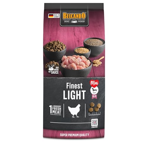 Belcando Finest Light [1 kg] Hundefutter | Trockenfutter für kleine & mittlere übergewichtige Hunde | Alleinfuttermittel für Hunde ab 1 Jahr