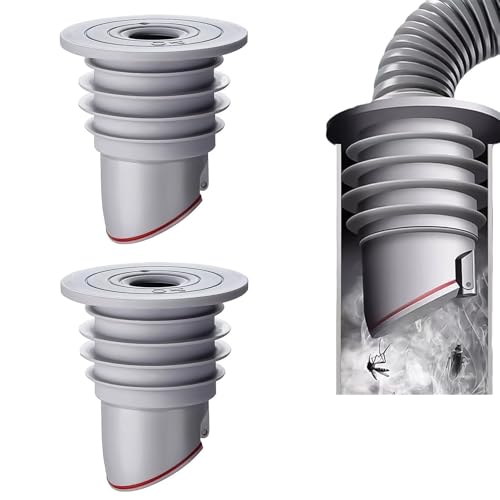 Xinlie 2 Pezzi 45-50mm Guarnizione per Tubo di Scarico Della