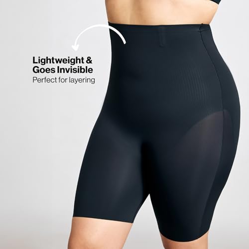 Image of NYKD by Nykaa Bonded Seamless Tummy and Thigh Shapewear | High Waist, Regular fit -NYSH31