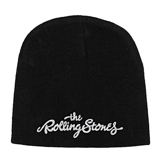 Rolling Stones, The Logo (Embroidered) Oficial Gorros de Punto