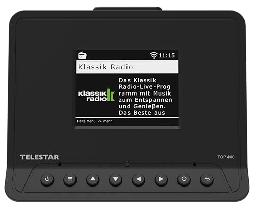 TELESTAR TOP 400 – HiFi-Adapter (Adapter zum Nachrüsten von Internetradio, DAB+, Streamingdiensten, Bluetooth 5.3, USB-Aufnahme) – Schwarz TELESTAR TOP 400 – HiFi-Adapter (Adapter zum Nachrüsten von Internetradio, DAB+, Streamingdiensten, Bluetooth 5.3, USB-Aufnahme) – Schwarz