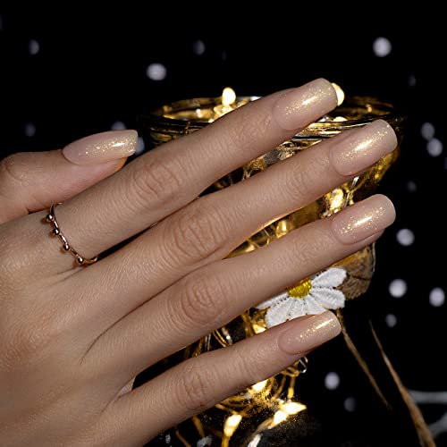 RARJSM Nude Glitter Gel Polish Set 6pcs Shimmery Jelly Nail Polish Iridescent Sparkly Pink Purple Apricot Beige Translucent Natural Skin Tone Color 7.5ml Soak off UV LED Cured