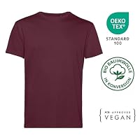 PinkTex Herren T-Shirt Basic Rundhals Größe S - 5XL, Dunkelrot, 3XL – Ansicht 4