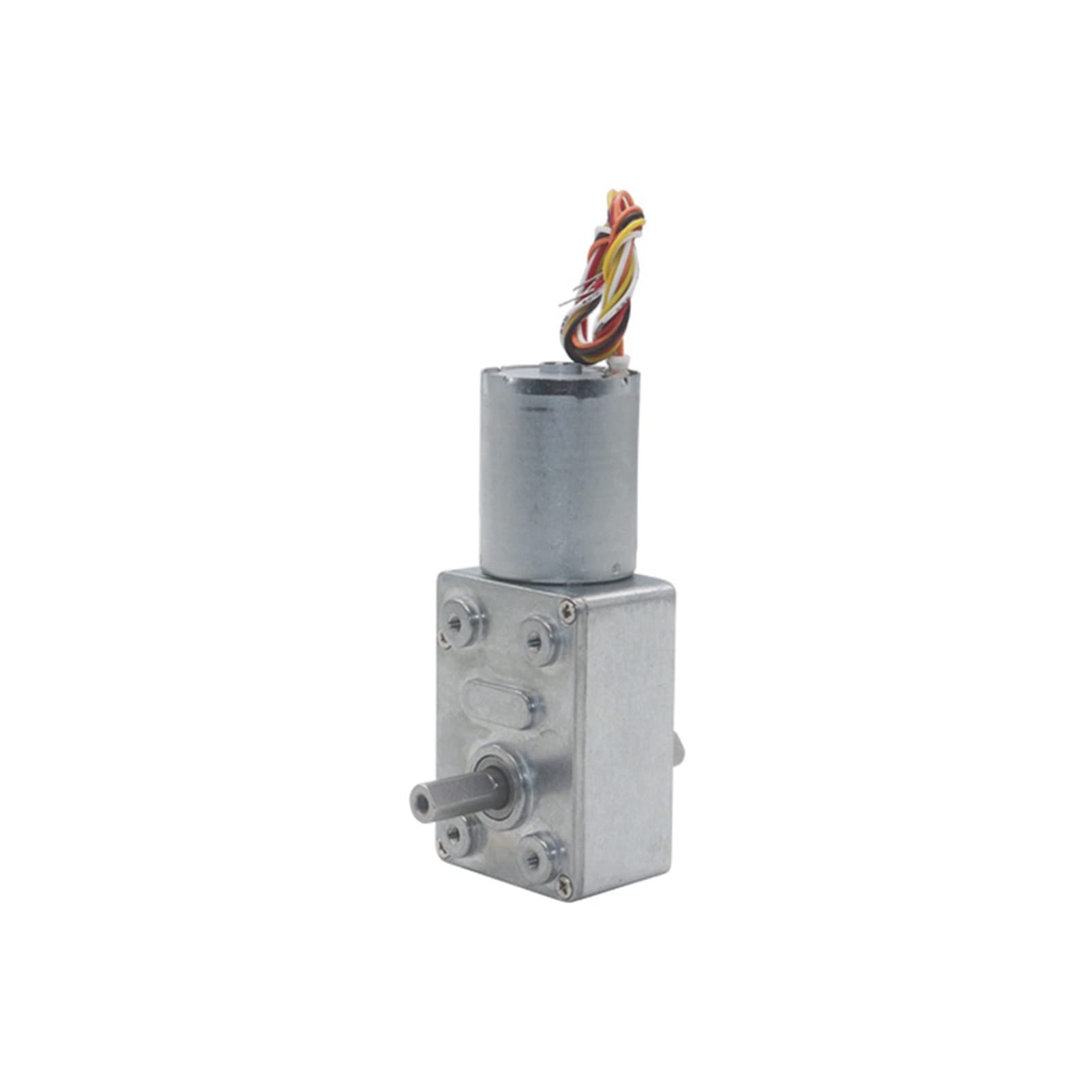 Motore CC a doppio albero Controllo PWM Velocità di misurazione della velocità Motoriduttore a vite senza fine a basso rumore Motore brushless con ingranaggi a lunga durata: 150 giri/min, Tensione: 24