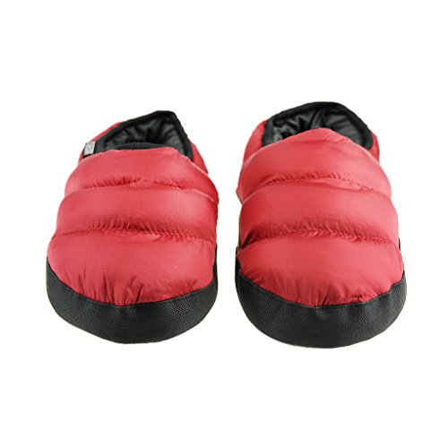 FakeFace Mens Womens Soft Warm Cozy Quilted Down Slippers Mules Comfort Antiskid Slip-On Winter Ankle Boots Footwear Lightweight Waterproof House Home Indoor Shoes2