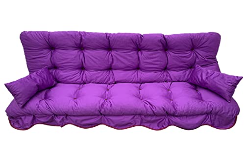 Adlatus-Kühnemuth Polsterauflage Hollywoodschaukel 180x50 Modell 145 violett