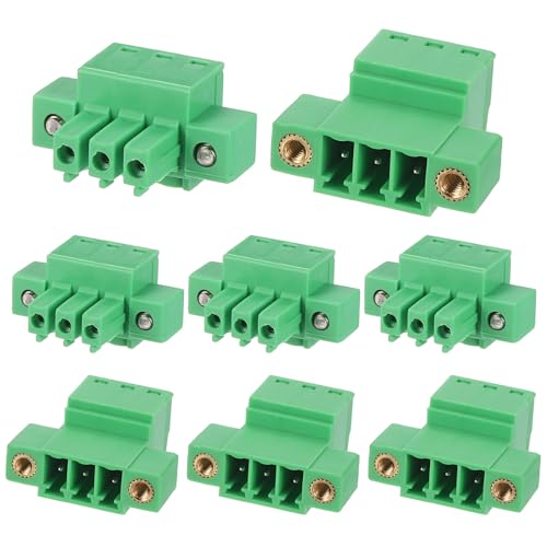 Conectores de bloque de terminales de tornillo de 3.81 mm y 8A para fuentes de alimentación modulares