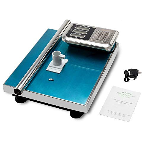 Báscula electrónica plataforma 300kg acero inoxidable LCD miniatura 3
