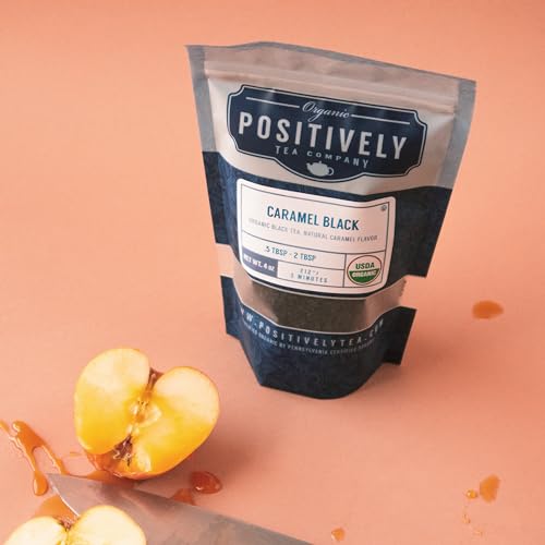 Image of Organic Positively Tea Company, Caramel Black Tea, Loose Leaf, 16 Ounce