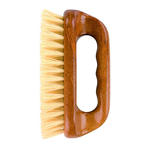 Image of Elliott Wood Effect Scrubbing Brush, Strong and Durable Scrub Brush with Easy Grip Handle and Synthetic Fibres, Perfect for Indoor and Outdoor Cleaning on Hard and Soft Surfaces