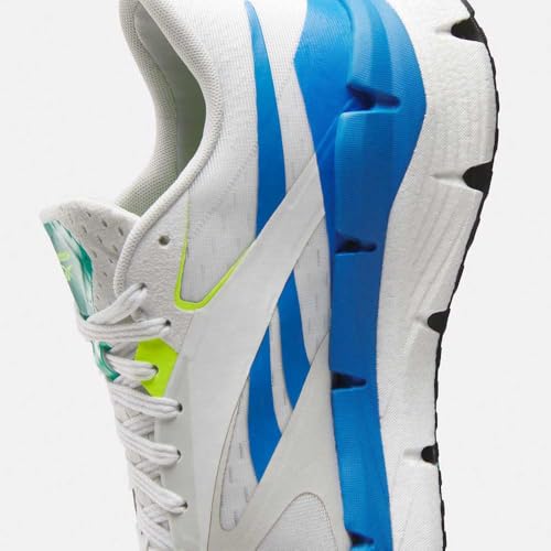 Reebok Floatzig Symmetros-Sneaker für Herren, White Unleashedgreen Kineblue, 42 EU – Ansicht 2