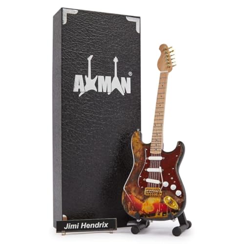 Guitare Miniature Jimi Hendrix – Idée Déco Bureau et Studio Musique