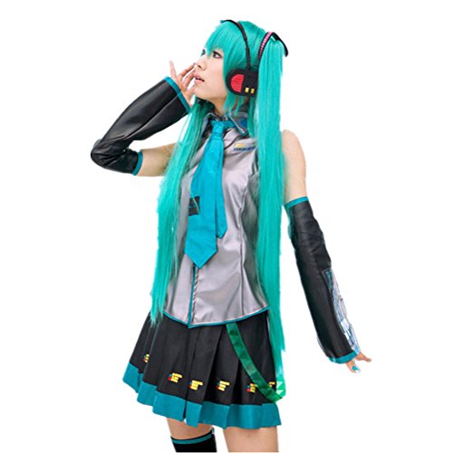 Dosige Hatsune Miku Perruque Pour Les Femmes Cheveux Cosplay Costume Perruque Idéal pour Costume Anime