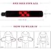 SEBNATAL Lightweight Elastic Waist Trimmer Belt, Waistband with Back Support, Portable Red Black Check Plaid Compression Belt for All Day Wear