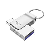 VEZZIO Type C USB Flash Drive, 2 in 1 Dual Port USB3.0 Memory Stick High Speed for Mobile Phone Computer Mac Book USB c Drive (64GB)