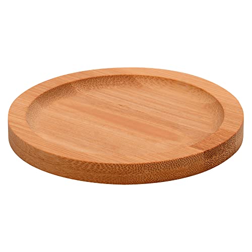 Mimo Style Porta Copos Redondo Com Suporte, Feitos Inteiramente de Bambu, Proteja Seus Móveis. O Con