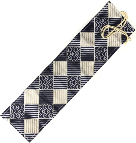 Image of Canvas Pencil Wrap Case, 72 Holes Colored Pencil Roll Holder Storage Pouch for Office (72 Holes, Blue-White)