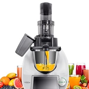 SaftPRO – Slow Juicer, Entsafter passend für den Thermomix TM6, TM5, perfekter kaltgepresster Saft mit dem Kaltentsafter, das perfekte Zubehör passt für Thermomix