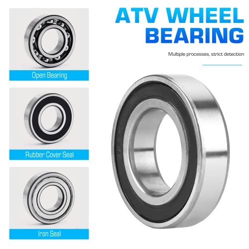 Image of Front Left Right CV Axle & Wheel Bearing Kit for Yamaha Rhino 450 YXR45F 4X4 2006 2007 2008 2009, for Rhino 660 YXR66F 4X4 2006 2007,2 CV Axles and 2 Wheel Bearings