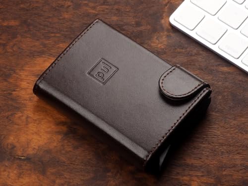 PULARYS OXFORD Mini Wallet - Credit Card Holder - Made of Italian Leather - RFID blocking - Space for up to 9 Cards - One Compartment - Front Pocket Wallet - For Men and Women - Classic4