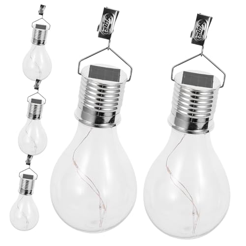 Ampoules solaires LED suspendues pour éclairer un jardin sans prise électrique lot de 5