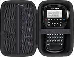 Label Printer Case Compatible with DYMO Label Maker LabelManager 160/280/420P Portable Label Maker(Black Case)