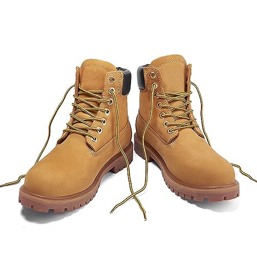 Image of SUREWAY Mens Heavy Duty Soft /Steel Toe Work Boots for Men,Goodyearwelt,Full Grain Leather Working Construction Boot,Slip /Oil /Water Resistant Industrial Safety Shoes,Soft Toe Wheat,Size 8