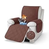 HLTQL Funda Sillon Relax Reclinable Funda Sofa 1 Plaza Funda Butaca 1 Plaza Protector Sofa Impermeable Antisuciedad para Casa con Niños y Mascotas,3@