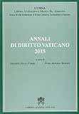 Annali di diritto vaticano (2015