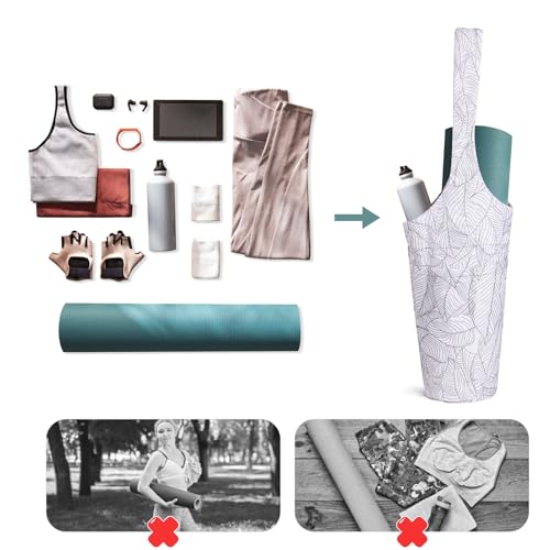 image for IwIeIaIrI Yoga Mat Bag - Gym Accessories For Women,Large Exercise Mat 