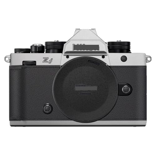 Film de protection vinyle anti-rayures pour appareil photo Nikon Zf argent et noir