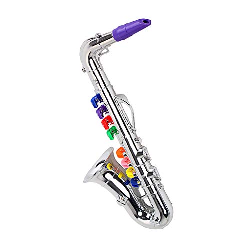 Helyzq Simulation 8 Tones Saxophone Trumpet Children Musical Instrument Toy Party Props #TOP5