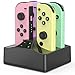 YCCSKY Charging Station Joy-Con Charging Dock 4 in 1 Charger Stand with Type C Cable for Nintendo Switch Controller