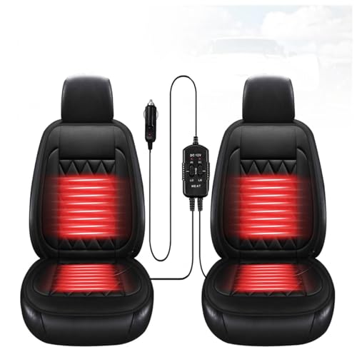 Wizvox Auto Sitz Auflage, Winter Sitzbezug Auto Vordersitz Mit Voller Rückenlehne Pkw Sitzauflage für Fahrzeuge,Büro Zweisitzer