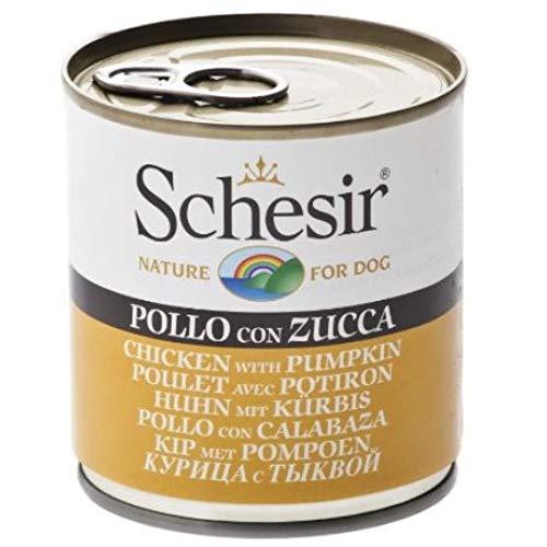 SchesirDOG WET FOOD CAN CHCICKEN WITH PUMPKINS 285GM x 3CANS
