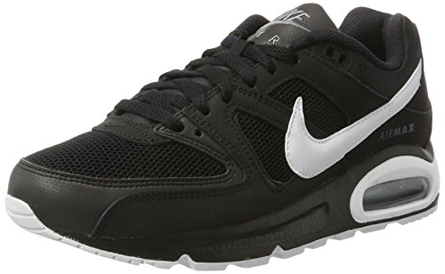 Nike Homme Air Max Command Baskets Mode, Noir (Black/White/Cool Grey), 43 EU
