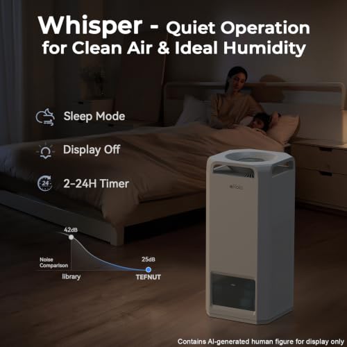 Image of Afloia Mist Free Humidifier and Air Purifier in One for Bedroom Large Room