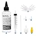 Printhead Cleaning Kit Compatible for Brother Epson HP Canon Nozzle Inkjet EcoTank Officejet Deskjet Pixma Printers-Liquid Printers Head Cleaning Suit Solution 100ml, 5ml Premium Syringe 1PK