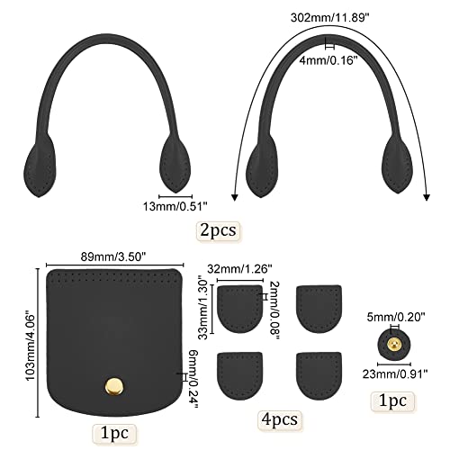 WADORN 8pcs PU Leather Handbag Knitting Kits - Image 2