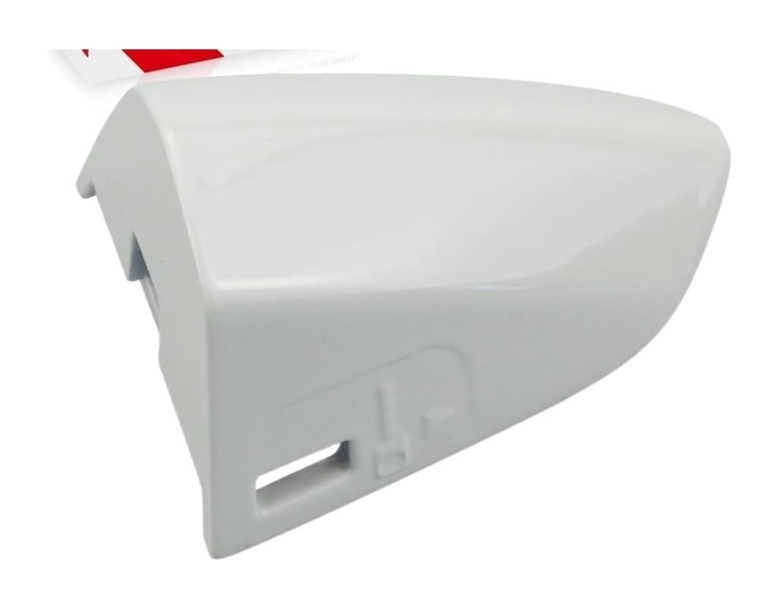 Rinkteea White Exterior Car Door Handle Car Door Handle Cover Lhd Exterior Cap For Mustang 2015-2020 Fr3z-63218A15-Acptm(White)