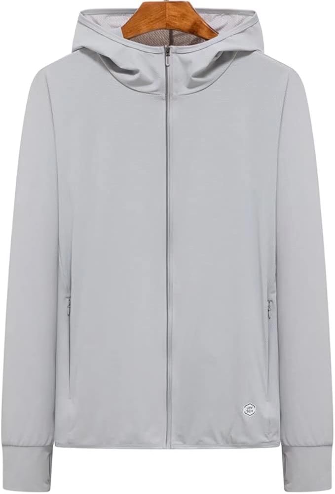 Amazon Co Jp Jomlun ラッシュガード メンズ パーカー 薄手 長袖 水着 Uvカット ラッシュパーカー 接触冷感 Upf50 アウター 夏 フード付き 大きいサイズ 日焼け対策ウェア 紫外線対策 ファッション