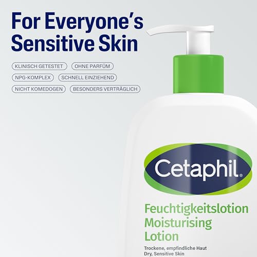 Cetaphil Feuchtigkeitslotion Körperpflege, empfindliche Haut, 473ml – Ansicht 6