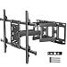 Perlegear Full Motion TV Wall Mount Bracket Dual Articulating Arms Swivels Tilts Rotation for Most 37-70 Inch LED, LCD, OLED Flat&Curved TVs, Holds up to 132lbs, Max VESA 600x400mm