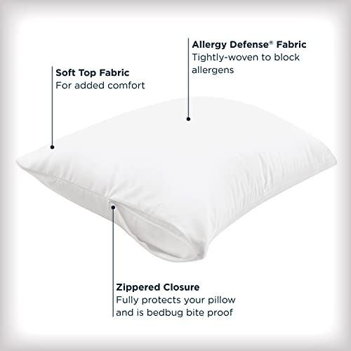 Aller-Ease 215-PB Set Of 2 Standard/Queen Allerease Pillow Protectors thumb #1