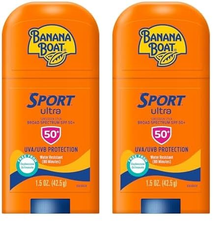 Banana Boat Sport Ultra Sunscreen Stick SPF 50, 1.5oz | Travel Su...