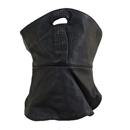Motorcycle Biker Soft Leather Full Face Mask Bandana